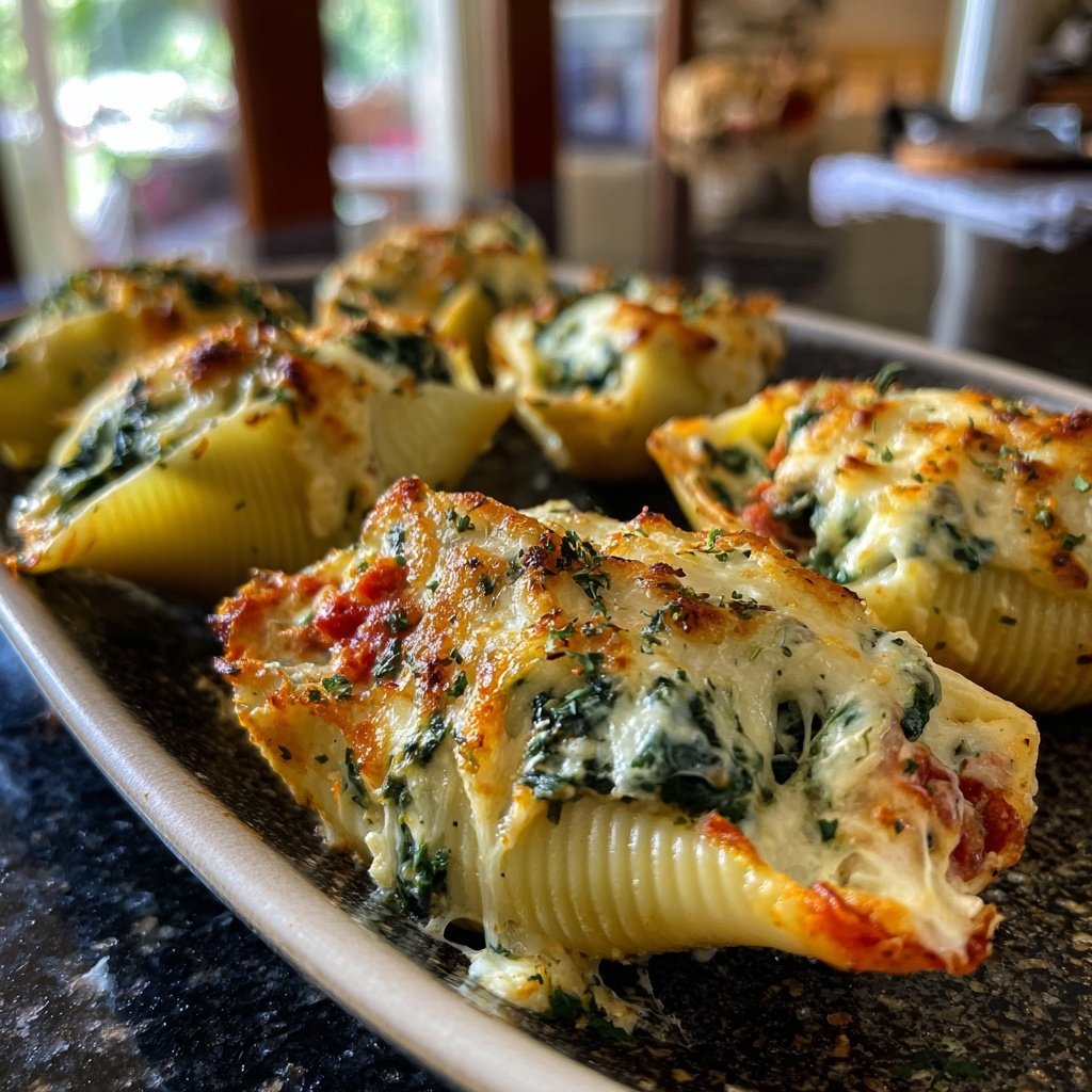 Sunday Veggie Stuffed Shells