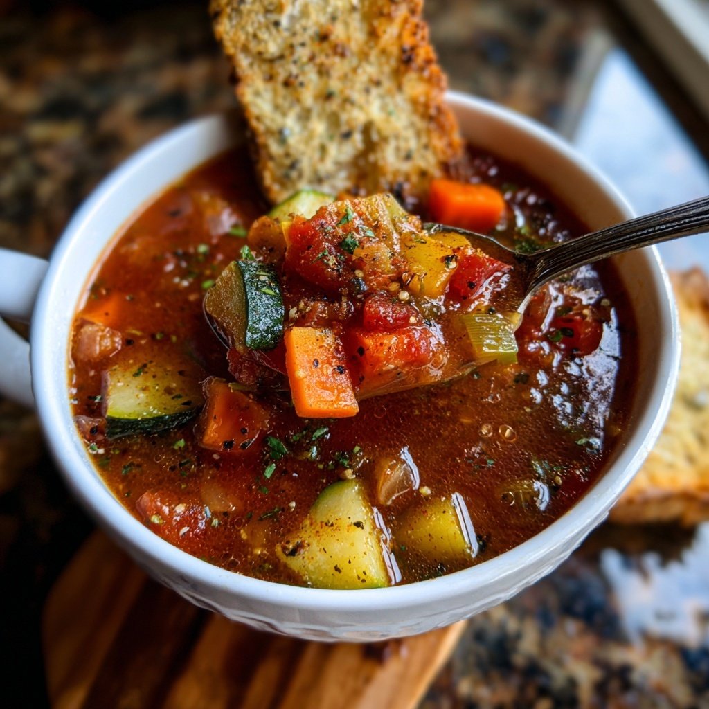 Healthy Crockpot Italian Vegetable Stew