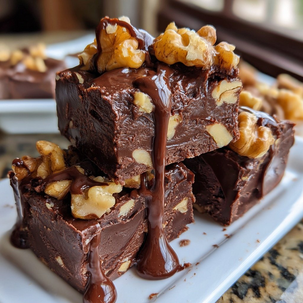 Chocolate Walnut Fudge
