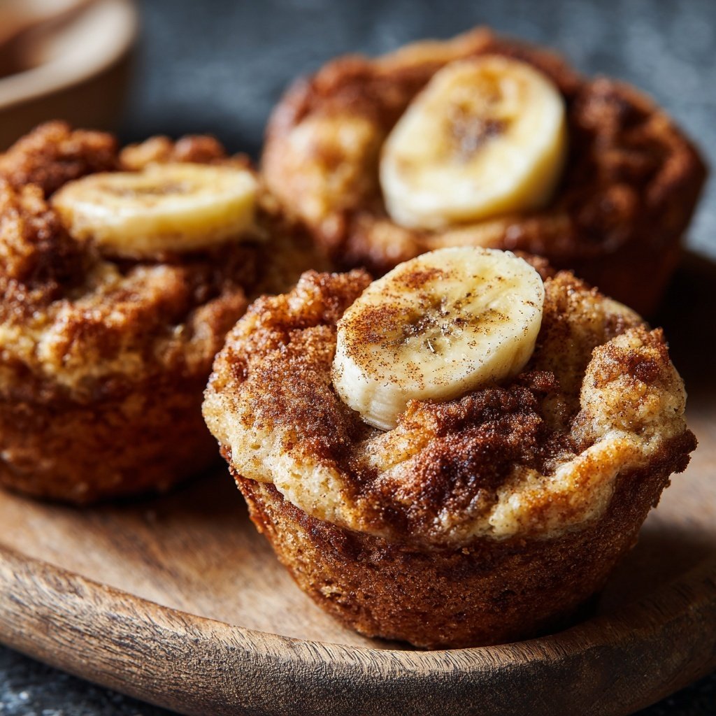 Cinnamon Banana Breakfast Cups