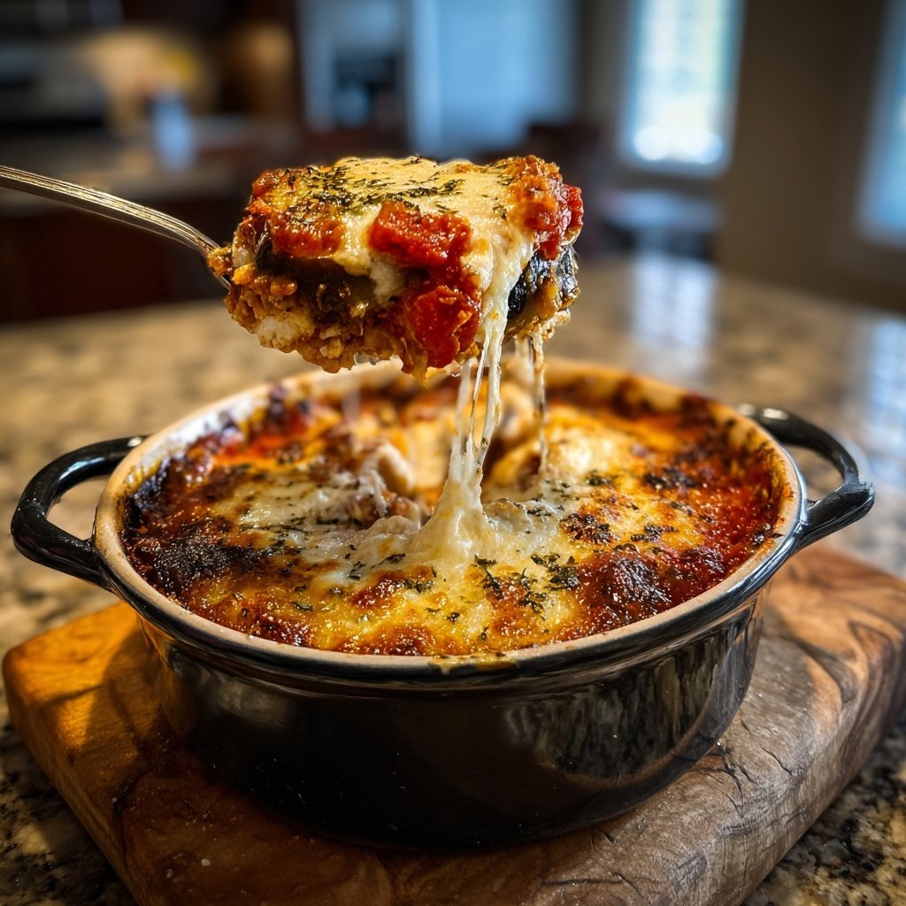 Baked Eggplant Tomato Ricotta Bake