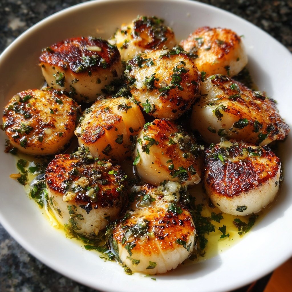 Romantic Seared Scallops